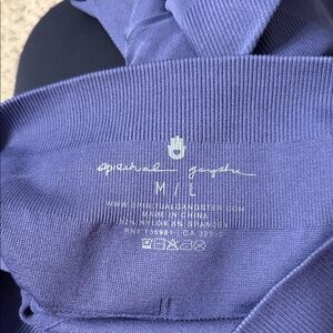 Spiritual Gangster Purple Seamless Rib leggings